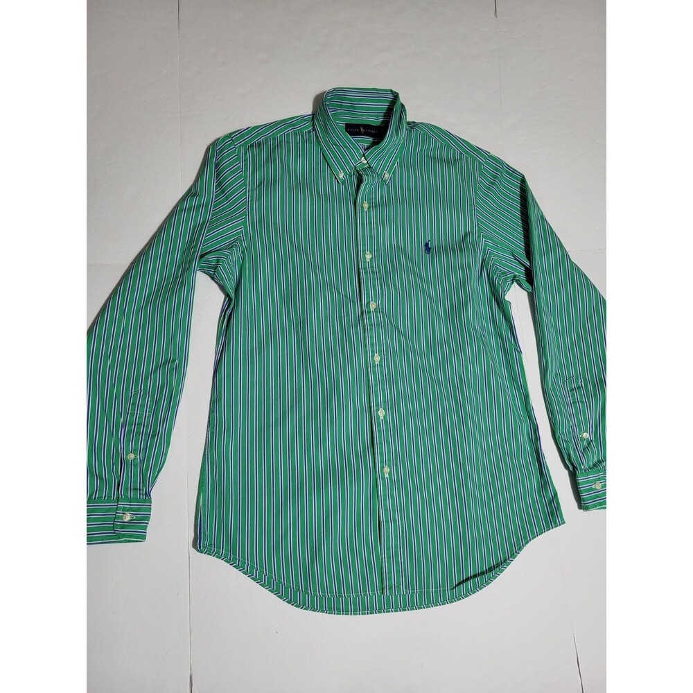 (#7) Polo By Ralph Lauren Long Sleeve Button Down Size Men's Medium Multicolor